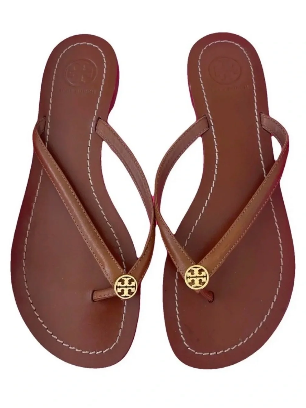Tory Burch Terra Thong Sandals in Royal Tan